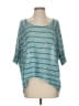 Papaya Teal Short Sleeve Top Size S - photo 1