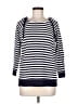 Gap Stripes Blue Pullover Sweater Size M - photo 1