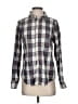 CP Shades Plaid Ivory Long Sleeve Button-Down Shirt Size XS - photo 1