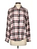 Route 66 Plaid Pink Long Sleeve Blouse Size XS - photo 1