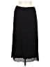 Eileen Fisher 100% Polyester Solid Black Formal Skirt Size 8 (estimated) - photo 1