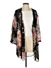B.O.G Collective 100% Polyester Black Kimono Size XS - Sm - photo 1