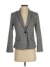 Ann Taylor Houndstooth Gray Blazer Size 4 - photo 1