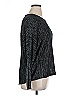 I.N. Studio Black Long Sleeve Top Size 1X - photo 4