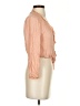 Fanco 100% Viscose Orange 3/4 Sleeve Blouse Size S - photo 4