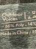 Outdoor Voices Color Block Gray Active Pants Size XS - photo 8