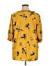 MELLODAY Yellow 3/4 Sleeve Blouse Size 1X - photo 2