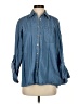 MICHAEL Michael Kors Blue 3/4 Sleeve Button-Down Shirt Size XS - photo 1