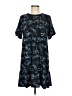 MICHAEL Michael Kors Paisley Blue Black Casual Dress Size M - photo 1