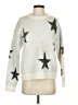 Aqua Stars Silver Pullover Sweater Size S - photo 1