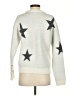 Aqua Stars Silver Pullover Sweater Size S - photo 2