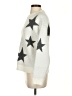 Aqua Stars Silver Pullover Sweater Size S - photo 5