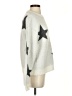 Aqua Stars Silver Pullover Sweater Size S - photo 4