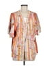 Floreat Orange Short Sleeve Blouse One size - photo 1