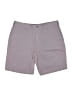 J.Crew 100% Cotton Solid Gray Purple Khaki Shorts Size 35 waist - photo 1