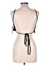 pretty garbage 100% Polyester Black Sleeveless Top Size M - photo 2