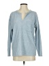 Ann Taylor LOFT Outlet Blue Long Sleeve Henley Size S - photo 1