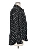 Alexander Jordan 100% Rayon Polka Dots Black Long Sleeve Blouse Size XL - photo 4