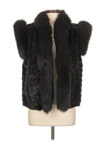 Saga Mink Faux Fur Vest (view 1)