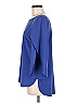 W by Worth 100% Polyester Blue 3/4 Sleeve Blouse Size 6 - photo 5