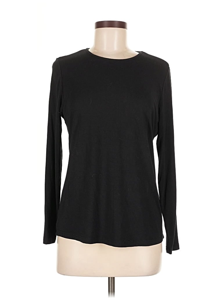 Pre-owned Lulu-b Long Sleeve T-shirt In Black