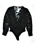 A. Peach 100% Polyester Black Bodysuit Size S - photo 1