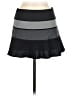BCBGMAXAZRIA Stripes Gray Black Wool Skirt Size M - photo 2