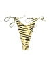 Unbranded Animal Print Yellow Black Swimsuit Bottoms Size S (estimated) - photo 1
