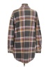 Maurices 100% Polyester Plaid Brown Long Sleeve Button-Down Shirt Size S - photo 2