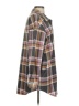 Maurices 100% Polyester Plaid Brown Long Sleeve Button-Down Shirt Size S - photo 4