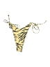 Unbranded Animal Print Yellow Black Swimsuit Bottoms Size S (estimated) - photo 2