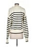 Thread & Supply Stripes Ivory Pullover Sweater Size S - photo 2