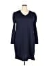 Lularoe Solid Blue Casual Dress Size 2X - photo 1
