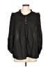 Jessica Simpson 100% Modal Black Long Sleeve Blouse Size L - photo 1