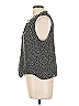 Max Studio 100% Polyester Black Sleeveless Blouse Size L - photo 5
