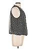 Max Studio 100% Polyester Black Sleeveless Blouse Size L - photo 4