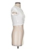 Shein Ivory Short Sleeve T-Shirt Size XS - photo 4