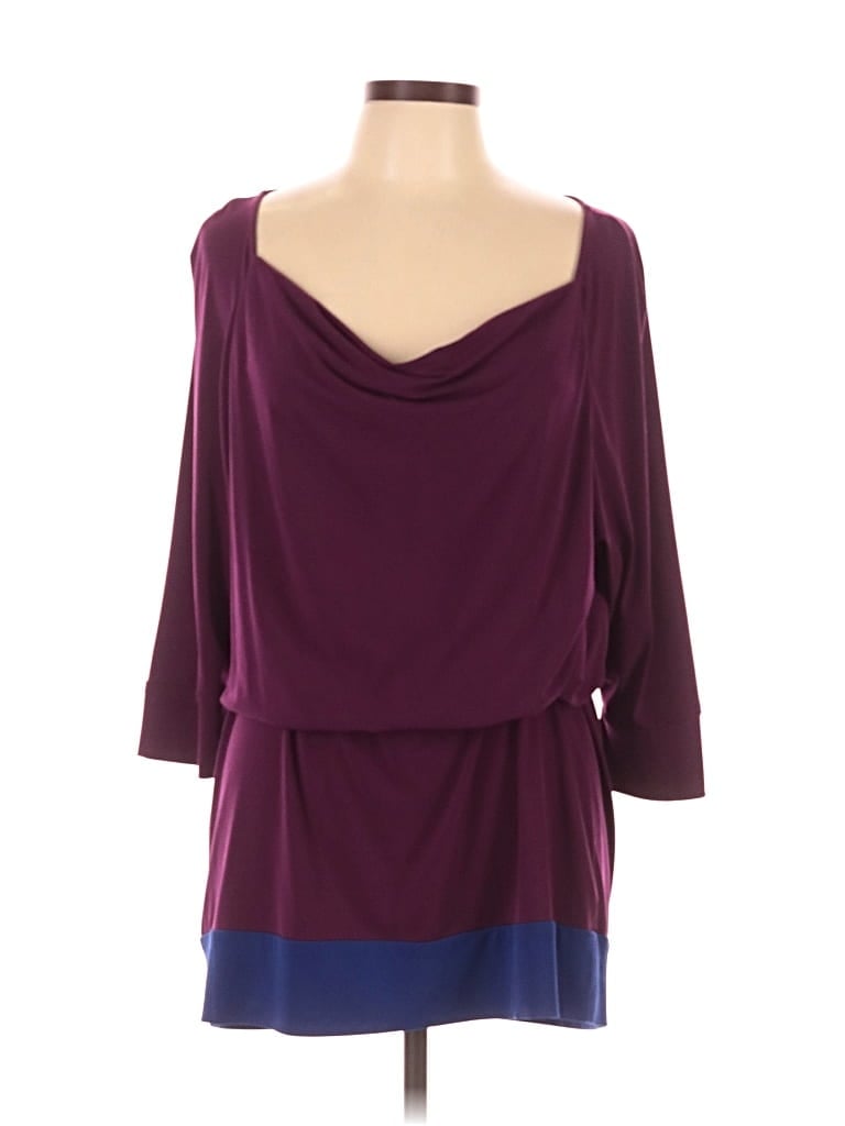 Pre-owned Laundry By Design Casual Dress In Purple