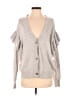 Line & Dot Gray Cardigan Size M - photo 1