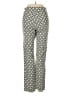 Krazy Larry Print Ivory Casual Pants Size 0 - photo 2