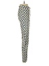 Krazy Larry Print Ivory Casual Pants Size 0 - photo 4