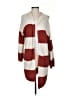 Main Strip 100% Acrylic Red Cardigan Size S - photo 1