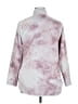 LIVI 100% Polyester Tie-dye Purple Track Jacket Size 14 - 16 Plus - photo 2