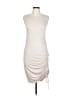 Antistar Solid Ivory Casual Dress Size L - photo 1