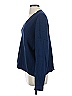 Derek Lam 10 Crosby 100% Cotton Solid Blue Pullover Sweater Size S - photo 5