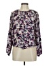 Assorted Brands 100% Viscose Paisley Purple Long Sleeve Blouse Size M - photo 1