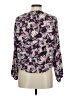 Assorted Brands 100% Viscose Paisley Purple Long Sleeve Blouse Size M - photo 2