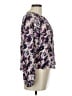 Assorted Brands 100% Viscose Paisley Purple Long Sleeve Blouse Size M - photo 4