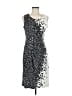 BCBGMAXAZRIA Polka Dots Black Cocktail Dress Size M - photo 1