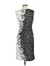 BCBGMAXAZRIA Polka Dots Black Cocktail Dress Size M - photo 2